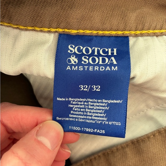 Men’s Scotch & Soda Tan Denim Pants 32/32 - Picture 5 of 5